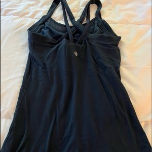 Lululemon cross back tank-Navy blue